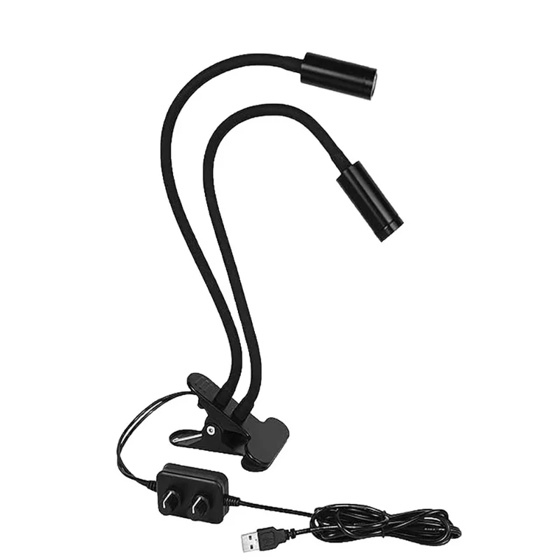 Electronics Repair Microscope - Lampu Mikroskop Gooseneck LED, Lampu Jepit