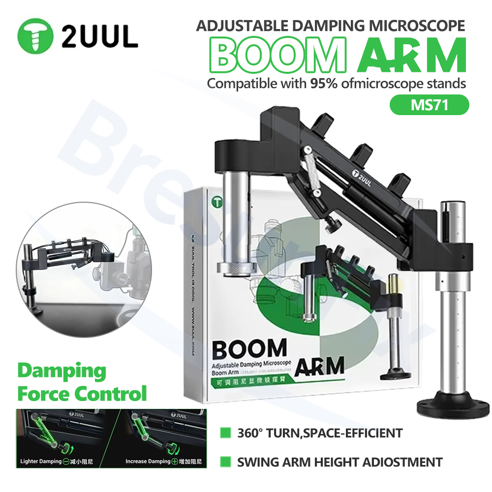 Electronics Repair Microscope - 2UUL MS71 Lengan Ayun Mikroskop dengan