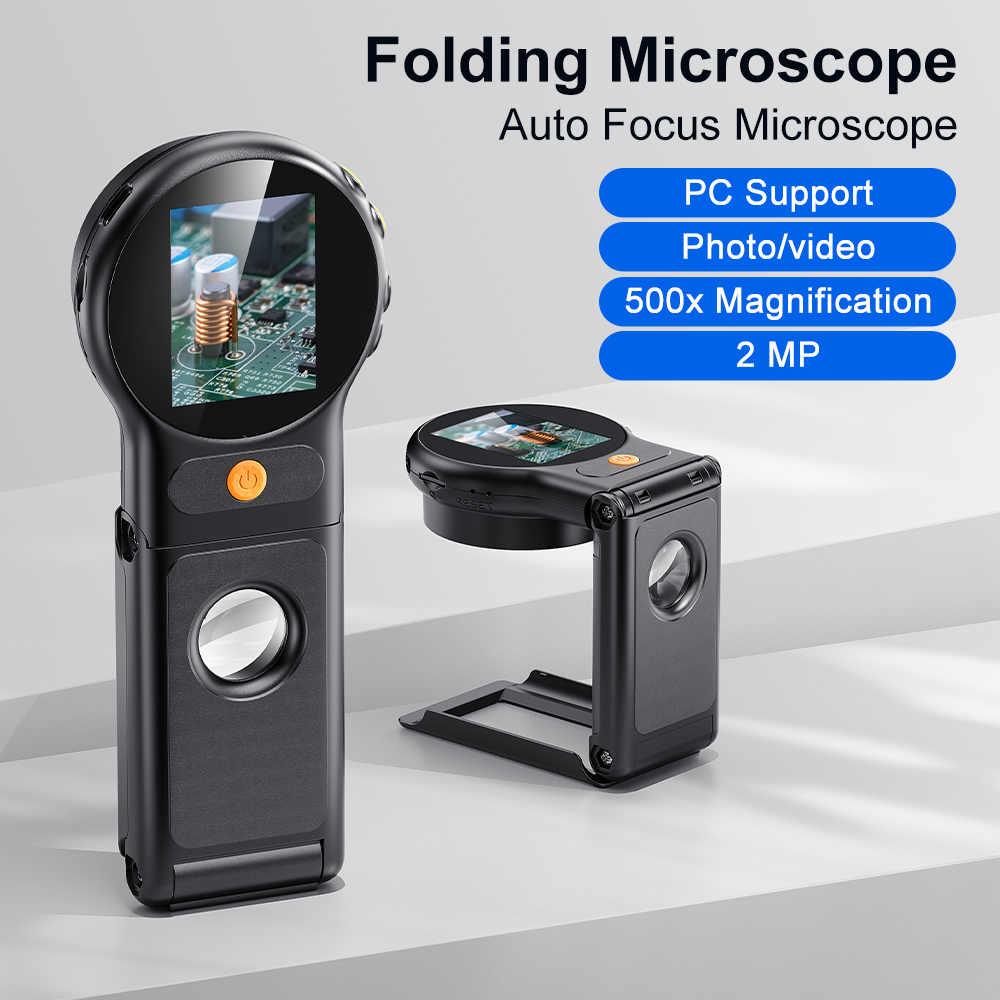 Electronics Repair Microscope - Mikroskop Digital 500X Fokus Otomatis dengan