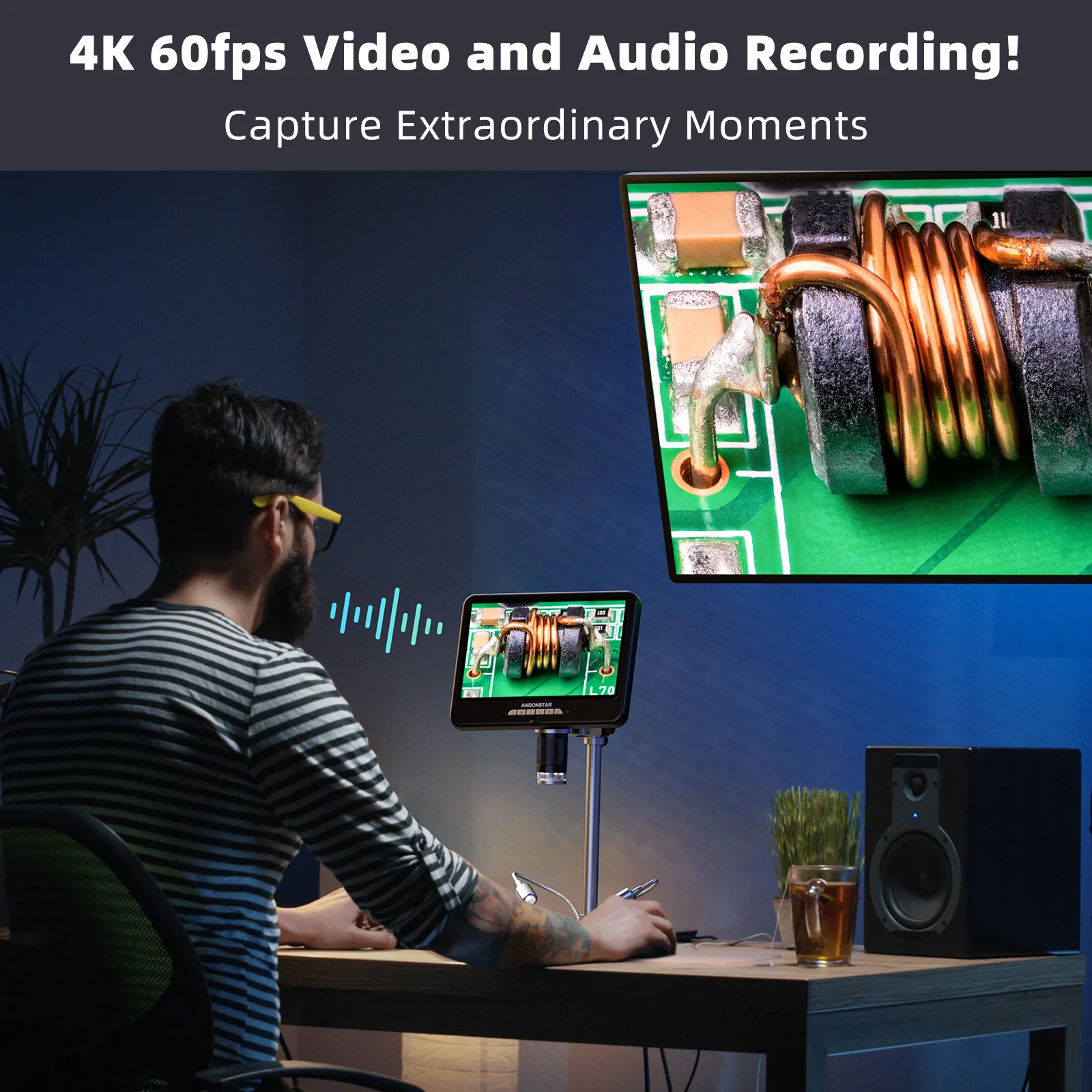 Andonstar AD210S-Pro 4K 60FPS  - Electronics Repairing ulasan dan harga