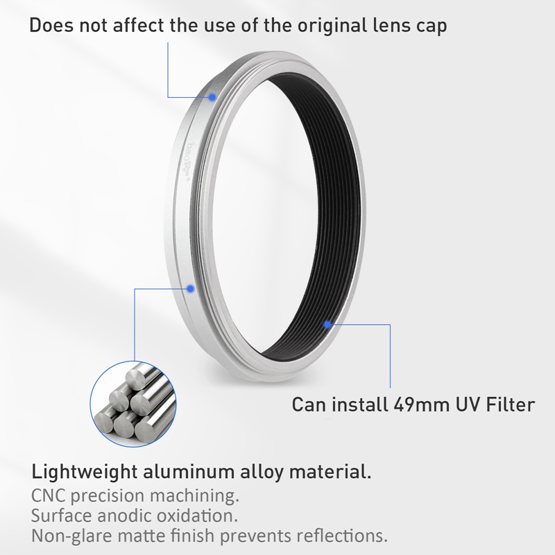 Cincin adaptor Filter lensa Ha - Fujifilm Camera X100Vi ulasan dan harga